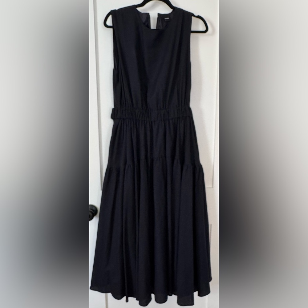 Aspesi Black Tiered Maxi Dress minimalist hobo beach summer